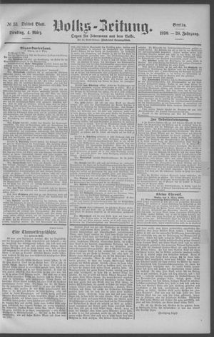 Berliner Volkszeitung vom 04.03.1890