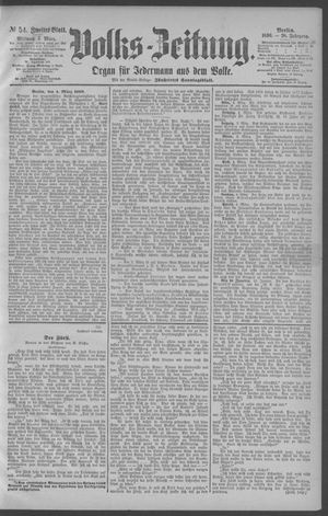 Berliner Volkszeitung vom 05.03.1890