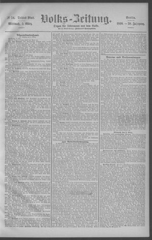 Berliner Volkszeitung vom 05.03.1890