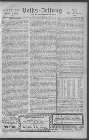 Berliner Volkszeitung vom 09.03.1890