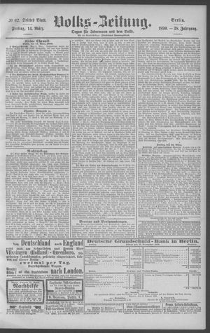 Berliner Volkszeitung vom 14.03.1890