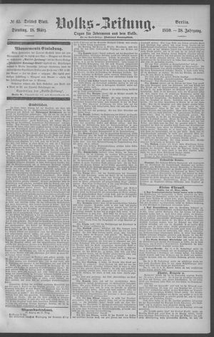 Berliner Volkszeitung on Mar 18, 1890