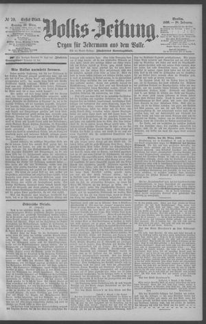 Berliner Volkszeitung vom 23.03.1890