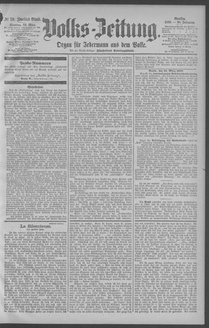 Berliner Volkszeitung on Mar 23, 1890