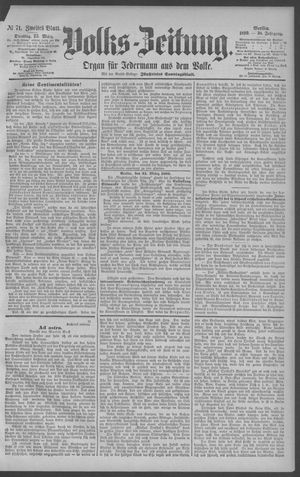 Berliner Volkszeitung vom 25.03.1890