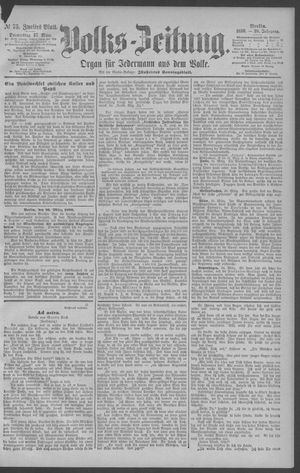 Berliner Volkszeitung on Mar 27, 1890