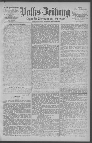 Berliner Volkszeitung vom 29.03.1890