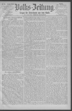 Berliner Volkszeitung vom 04.04.1891