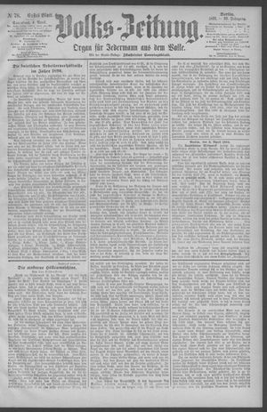 Berliner Volkszeitung vom 04.04.1891