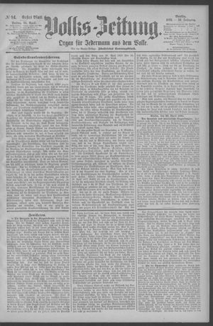 Berliner Volkszeitung vom 24.04.1891