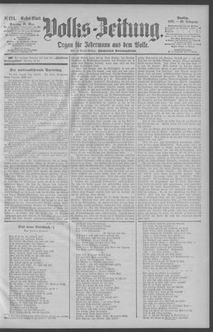 Berliner Volkszeitung on May 31, 1891