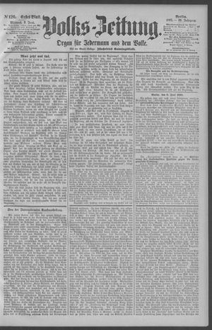 Berliner Volkszeitung vom 03.06.1891