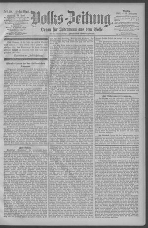 Berliner Volkszeitung vom 30.06.1891