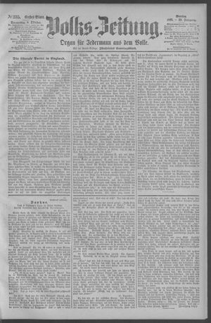 Berliner Volkszeitung vom 08.10.1891