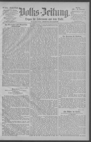 Berliner Volkszeitung vom 10.10.1891