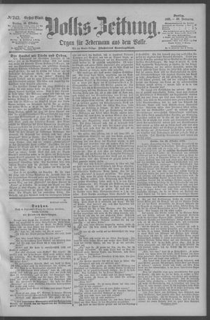 Berliner Volkszeitung vom 16.10.1891