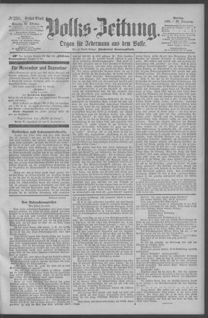 Berliner Volkszeitung on Oct 25, 1891