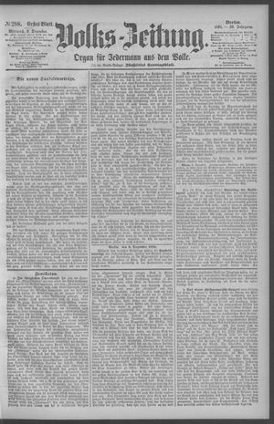 Berliner Volkszeitung vom 09.12.1891