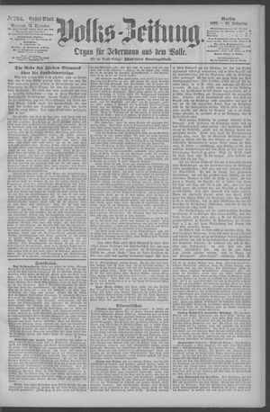 Berliner Volkszeitung vom 16.12.1891