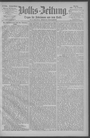 Berliner Volkszeitung vom 23.12.1891