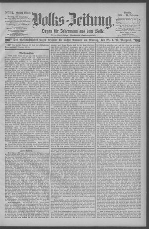 Berliner Volkszeitung vom 25.12.1891