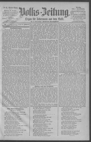 Berliner Volkszeitung vom 14.01.1894