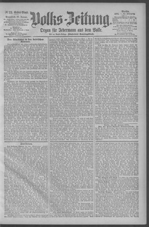 Berliner Volkszeitung vom 27.01.1894