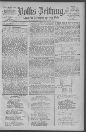 Berliner Volkszeitung vom 28.01.1894
