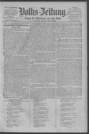 Berliner Volkszeitung vom 10.02.1894