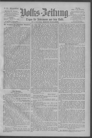 Berliner Volkszeitung vom 20.02.1894