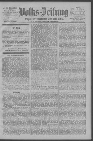 Berliner Volkszeitung vom 21.02.1894