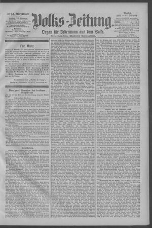 Berliner Volkszeitung on Feb 23, 1894