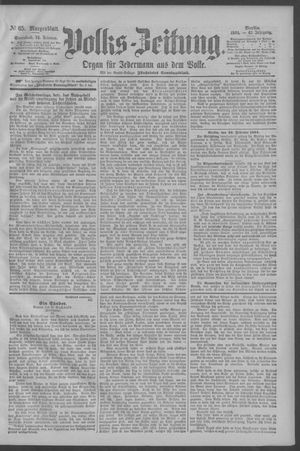 Berliner Volkszeitung vom 24.02.1894