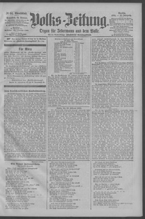 Berliner Volkszeitung vom 24.02.1894