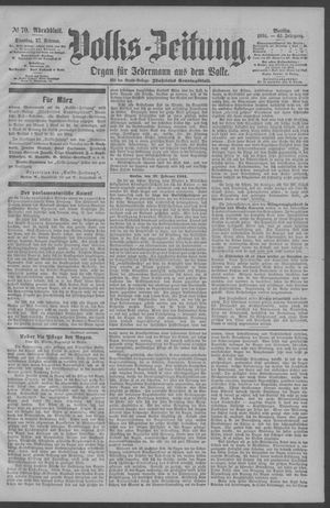 Berliner Volkszeitung vom 27.02.1894
