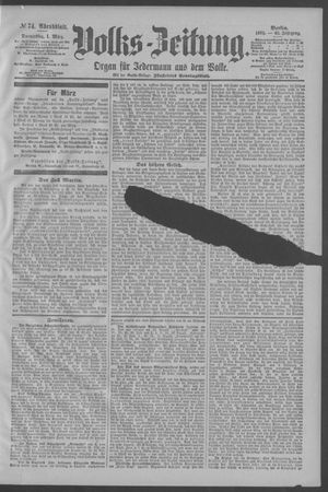 Berliner Volkszeitung vom 01.03.1894