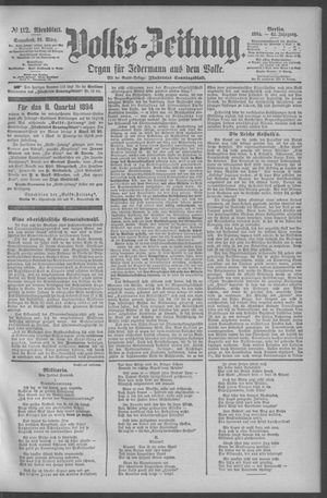 Berliner Volkszeitung on Mar 24, 1894