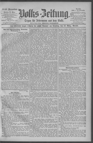 Berliner Volkszeitung vom 25.03.1894