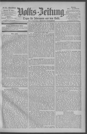 Berliner Volkszeitung vom 27.03.1894