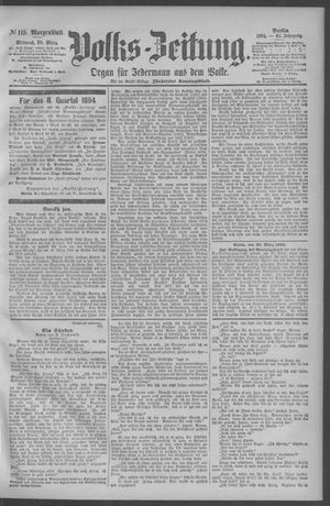 Berliner Volkszeitung vom 28.03.1894