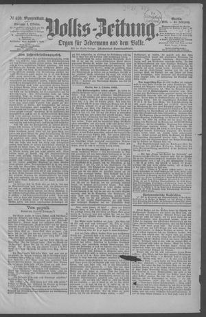 Berliner Volkszeitung vom 01.10.1895