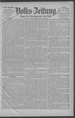 Berliner Volkszeitung vom 01.10.1895