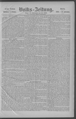 Berliner Volkszeitung vom 02.10.1895