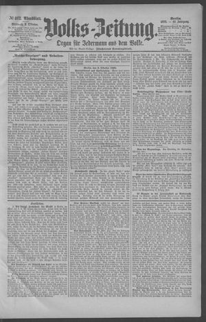 Berliner Volkszeitung vom 02.10.1895