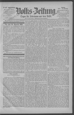 Berliner Volkszeitung on Oct 5, 1895