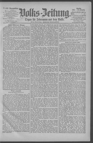 Berliner Volkszeitung vom 06.10.1895