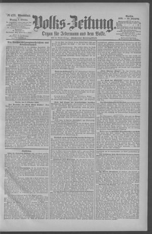 Berliner Volkszeitung vom 07.10.1895