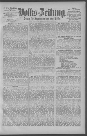 Berliner Volkszeitung vom 09.10.1895