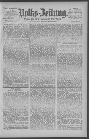 Berliner Volkszeitung vom 13.10.1895