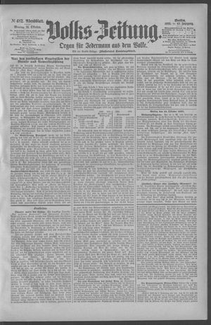 Berliner Volkszeitung vom 14.10.1895